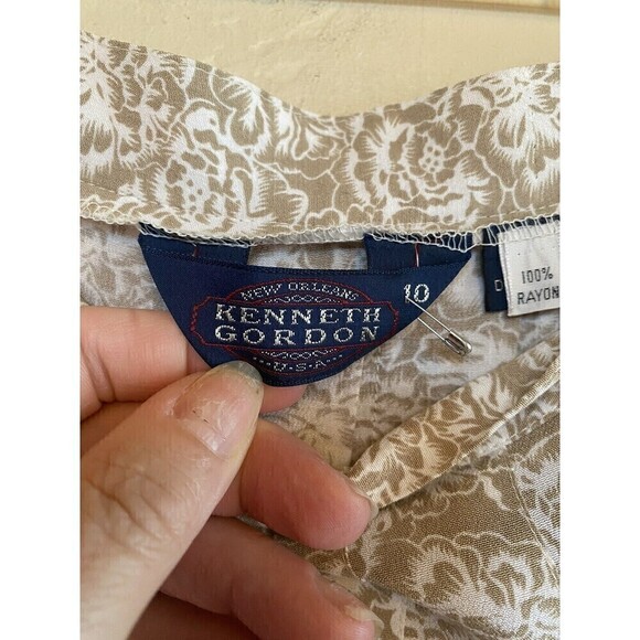 New Orleans Kenneth Gordon Vintage Skirt Sz.10 - Picture 3 of 4